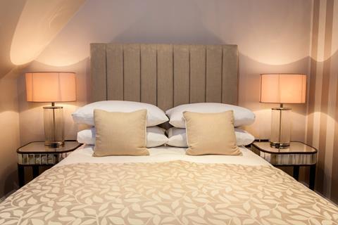 Laura Ashley The Manor Hotel bedroom